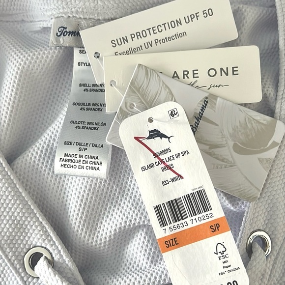 Tommy Bahama Island Cays Lace-Up Coverup Dress - Picture 13 of 14